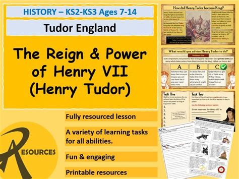 henry tudor short video for children|The beginning of the reign of Henry VII .